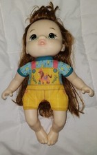 HASBRO Baby Alive Cow Girl Doll Long Brown Hair with Outfit 2020