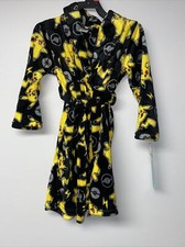 Pok mon Pikachu Plush Kids Bathrobe Size XS