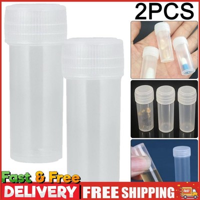 100 Stück 5 g Volumen Kunststoff Probenflasche 5 ml kleine Flasche Fläschchen Vorratsbehälter