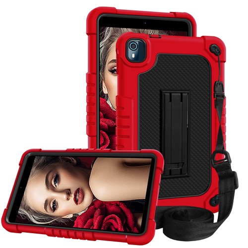 For Nokia T10 T20 Tablet Case TCL Pro 5G TABMAX Vastking M10 Case&Shoulder Strap - Picture 44 of 61