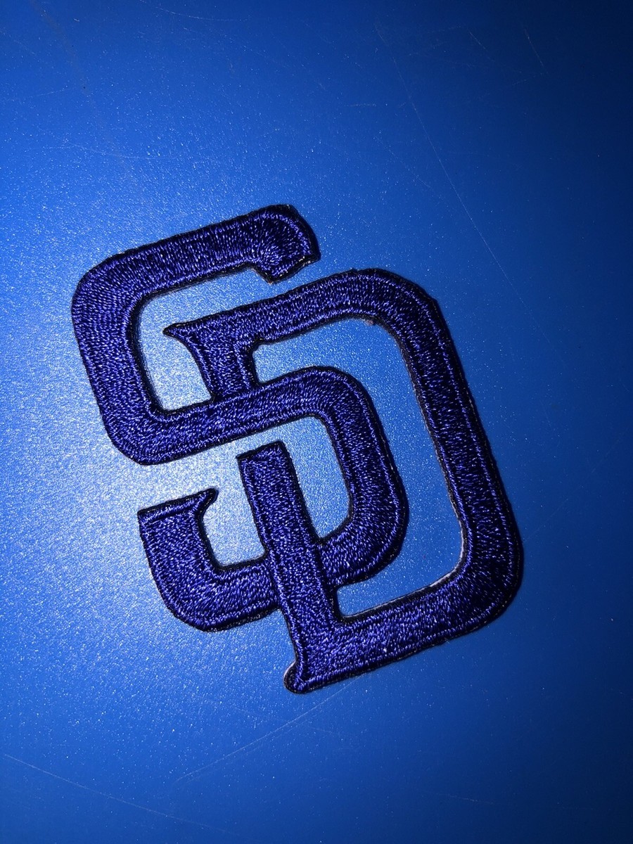 San Diego Padres Iron On Logo Patch 1.75”x2” (Blue) | eBay