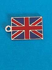 Alloy Enamelled UNION JACK FLAG UK ENGLAND British Pendants Charms  double sided