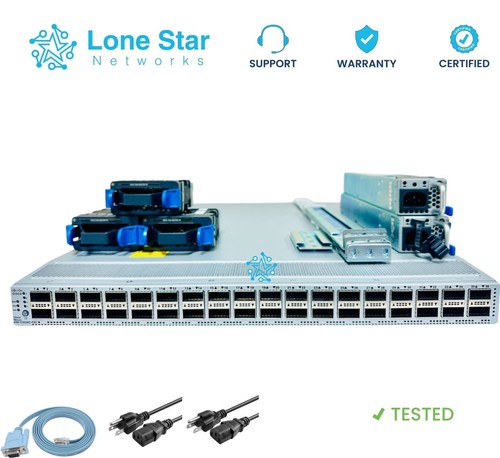 Cisco N9K-C9336C-FX2 Nexus 9300 Series, 36P 40/100G QSFP28-N9K-C9336C-FX2 - 第 1/1 張圖片