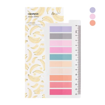 Carousel, Sticky notes, Transparente Haftnotizen, Klebezettel, Haftstreifen