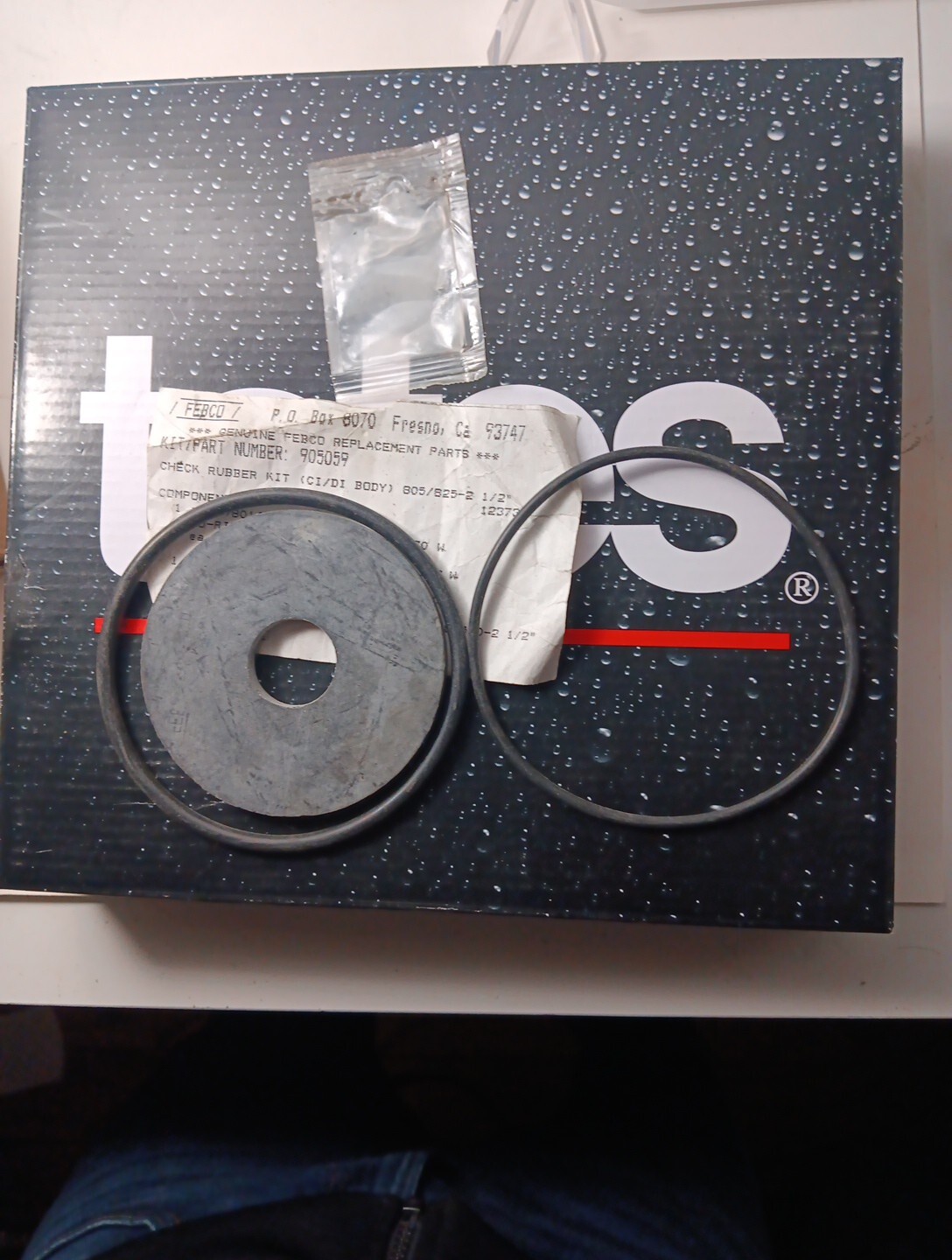 Febco 905059 Replacement Check Valve Rubber Kit