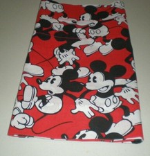 DISNEY Mickey Mouse Valance Red White Black Cotton Poly Kids Fun Collectible