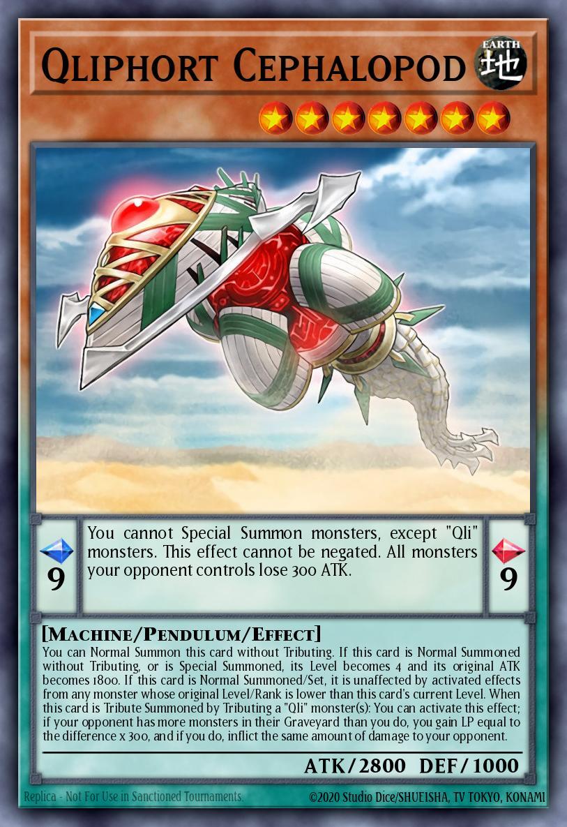 Qliphort Cephalopod Super Rare SECE-EN021 YuGiOh Trading Card