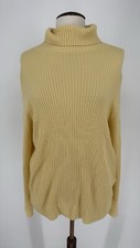 SANDRO Women’s Roll Neck Knit Wool Blend Jumper 21” PTP