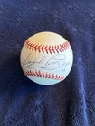 Gaylord Perry HOF 91 Signed OAL Gene A Budig Baseball JSA COA Vintage — photo 3
