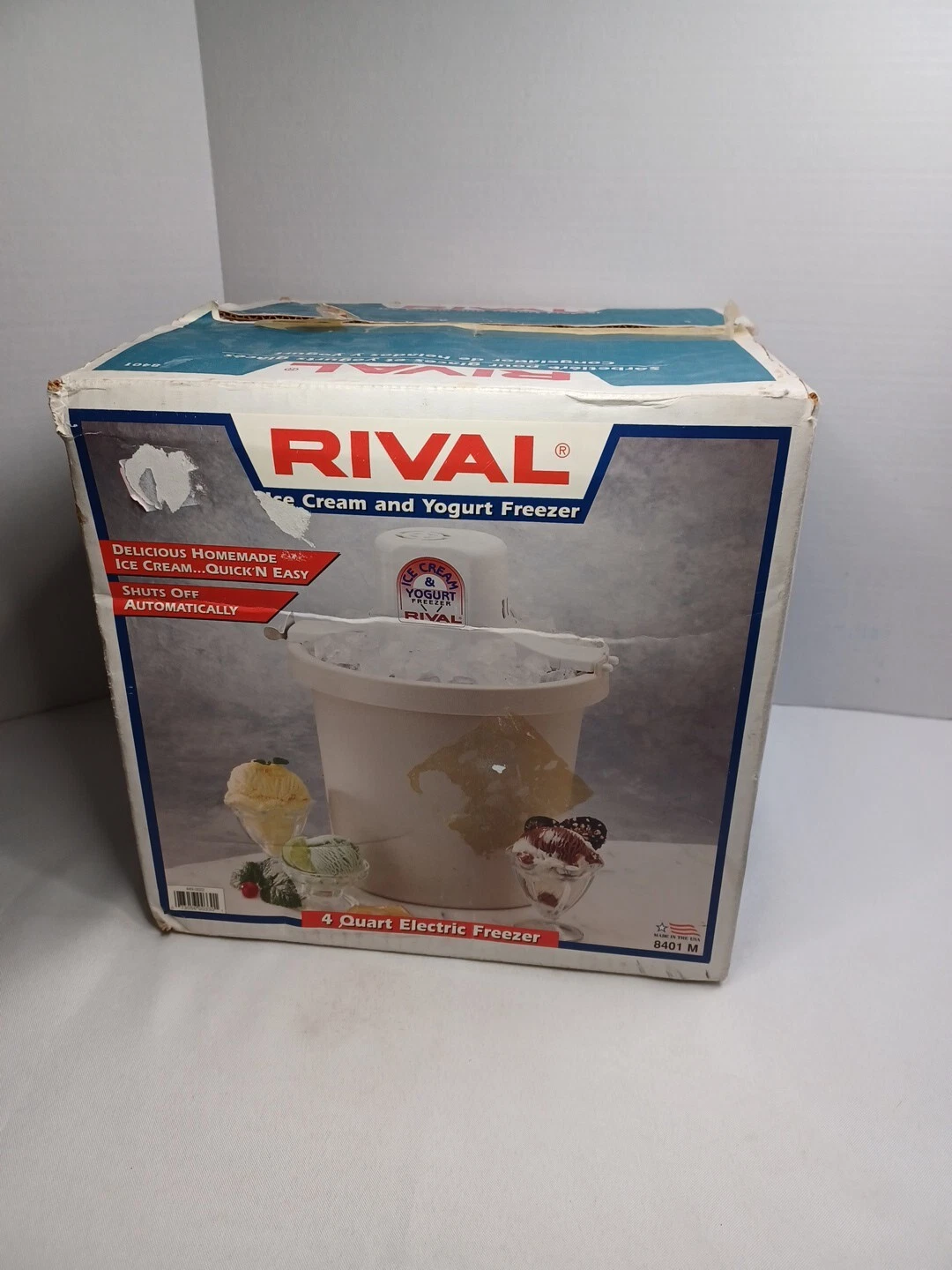 Rival 8401 Yogurt & Ice Cream Freezer Maker