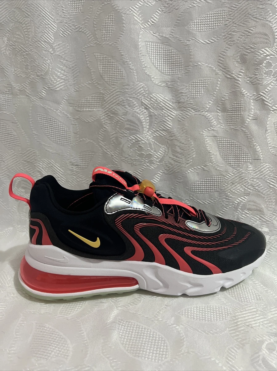 NIKE AIR MAX REACT ENG 11 BLACK TOPAZ GOLD CW7302 001 TN PLUS SILVER | eBay