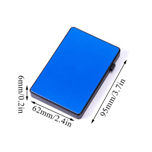 RFID Blocking Slim Money Clip Carbon Fiber Wallet ID Credit Card Holder New US ☋ - Picture 2 of 24