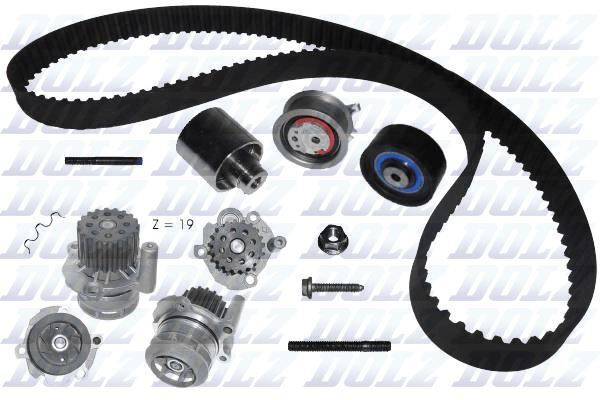 Kit courroie de distribution Audi A4 B7 2.0 TDI pompe à eau 16V