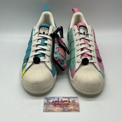 Size 13 - adidas Arizona x Superstar Have an Iced Day - Teal