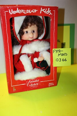 Santa's Best Undercover Kids 14'' Emily Animated Christmas Caroler