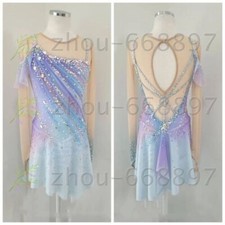 Figure Skating Dress Ice Skating Dress Competition Skating Wear dyeing