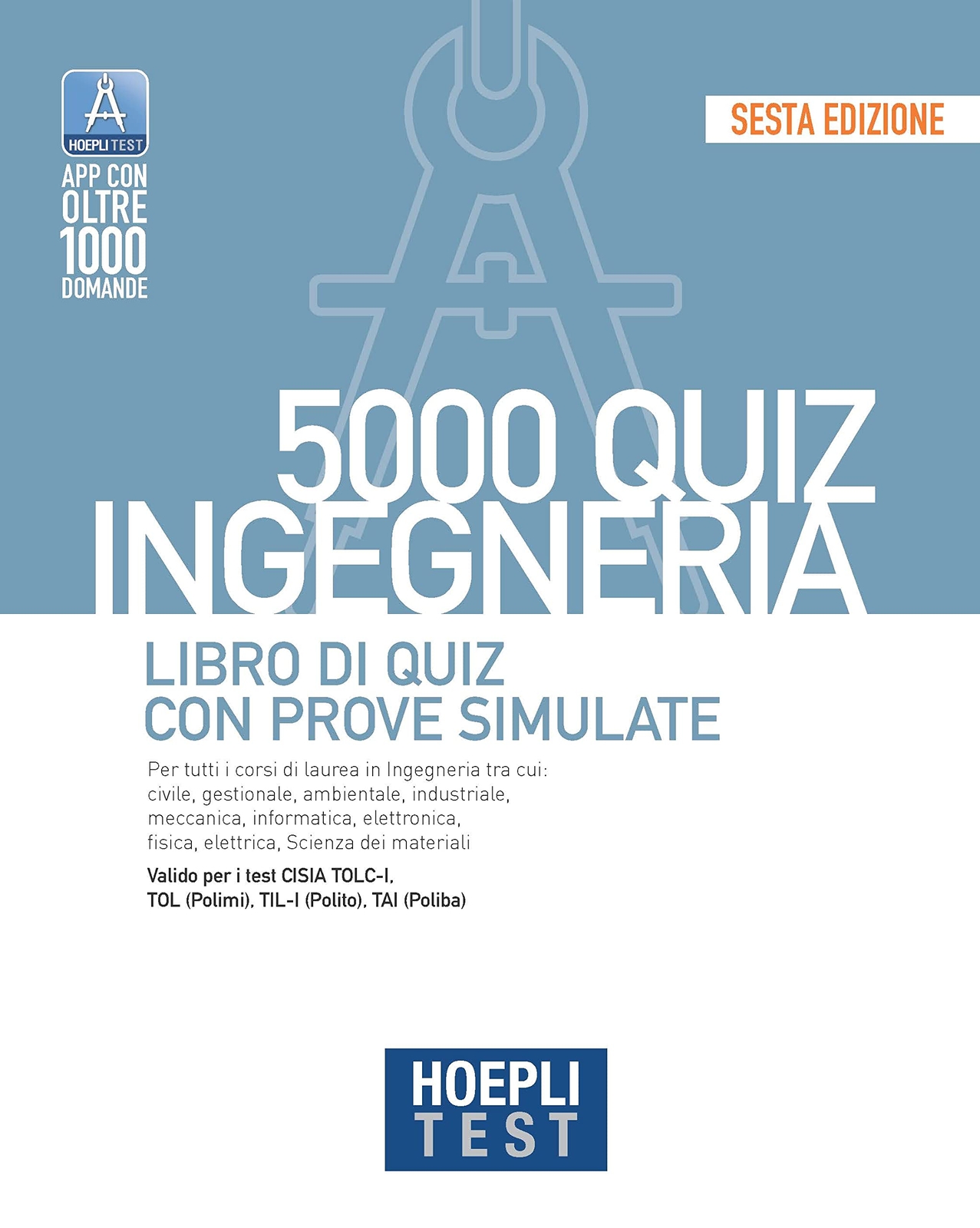 9788836007196 Hoepli test. 5000 quiz. Ingegneria. Libro di quiz ...rove simulate
