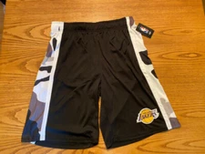 LOS ANGELES LAKERS NBA UNK MENS CAMO BASKETBALL SHORTS MEDIUM