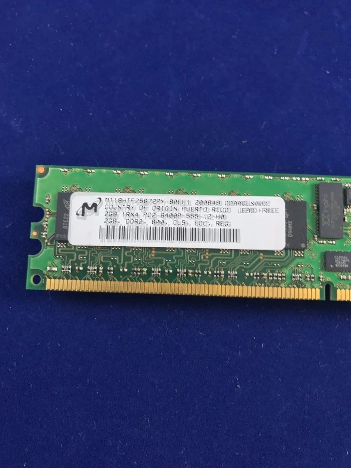 HP 4GB 2X2GB Memory Kit 497765-B21 pc2 6400 800mhz 499276-061 - Image 4 of 4
