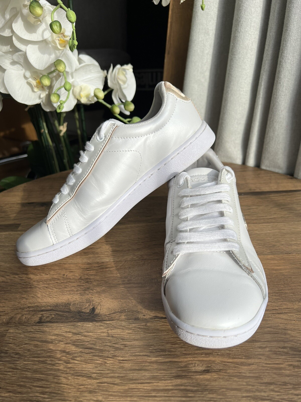 LACOSTE Women's Carnaby Evo Satin and 
