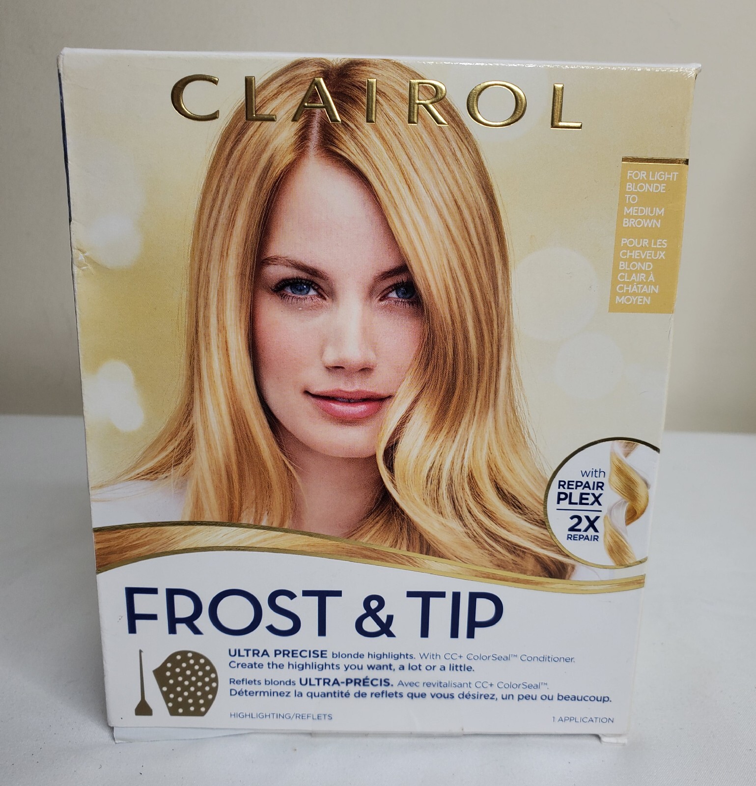 Clairol Nice'n Easy Frost and Tip Kit- Light Blonde to Medium Brown Hair