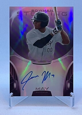 Jacob May 2013 Bowman Sterling Gold SP Rookie RC Auto /10 ( White Sox )