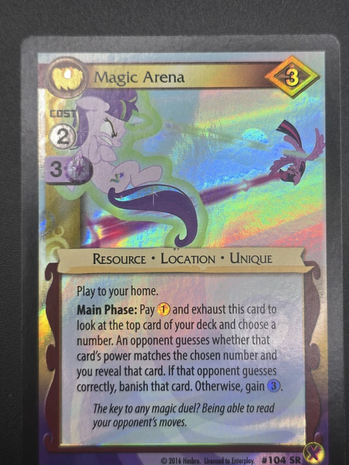 My Little Pony CCG "Magic Arena" #104 SR Marks in Time Starlight Glimmer  - Image 2 of 3