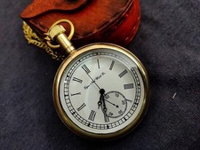 Watch elgin vintage pocket Collectible Antique 1- Brass pocket Watch Best Gift