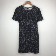 Free People Saltwater Luxe Black Floral Dress Size Small