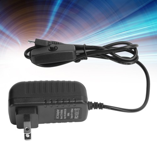 Power Supply For 5V 3A W/Switch Button Integrated Micro USB US Plug - Photo 11 sur 12