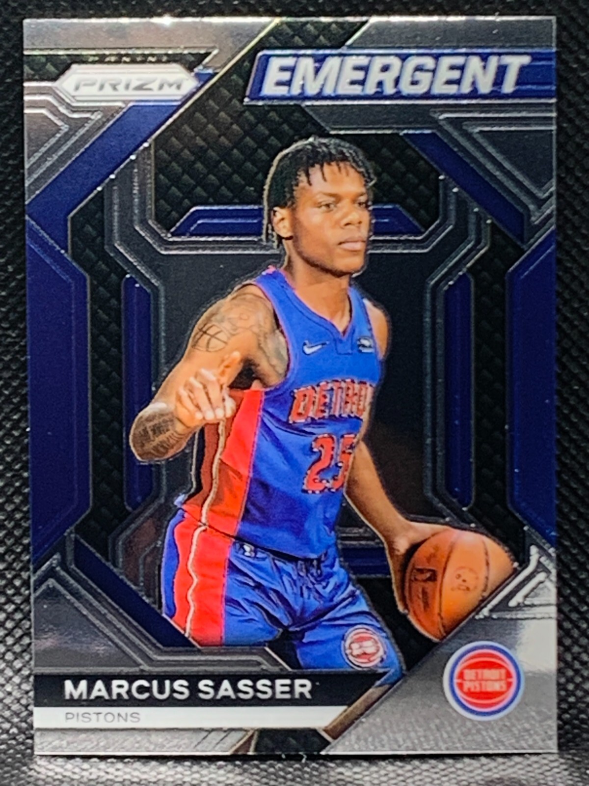2023-24 Panini Prizm Emergent #1 Marcus Sasser RC - Detroit Pistons
