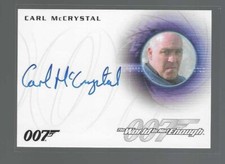 James Bond Autograph A260 CARL MCCRYSTAL as Trukhin Rittenhouse A