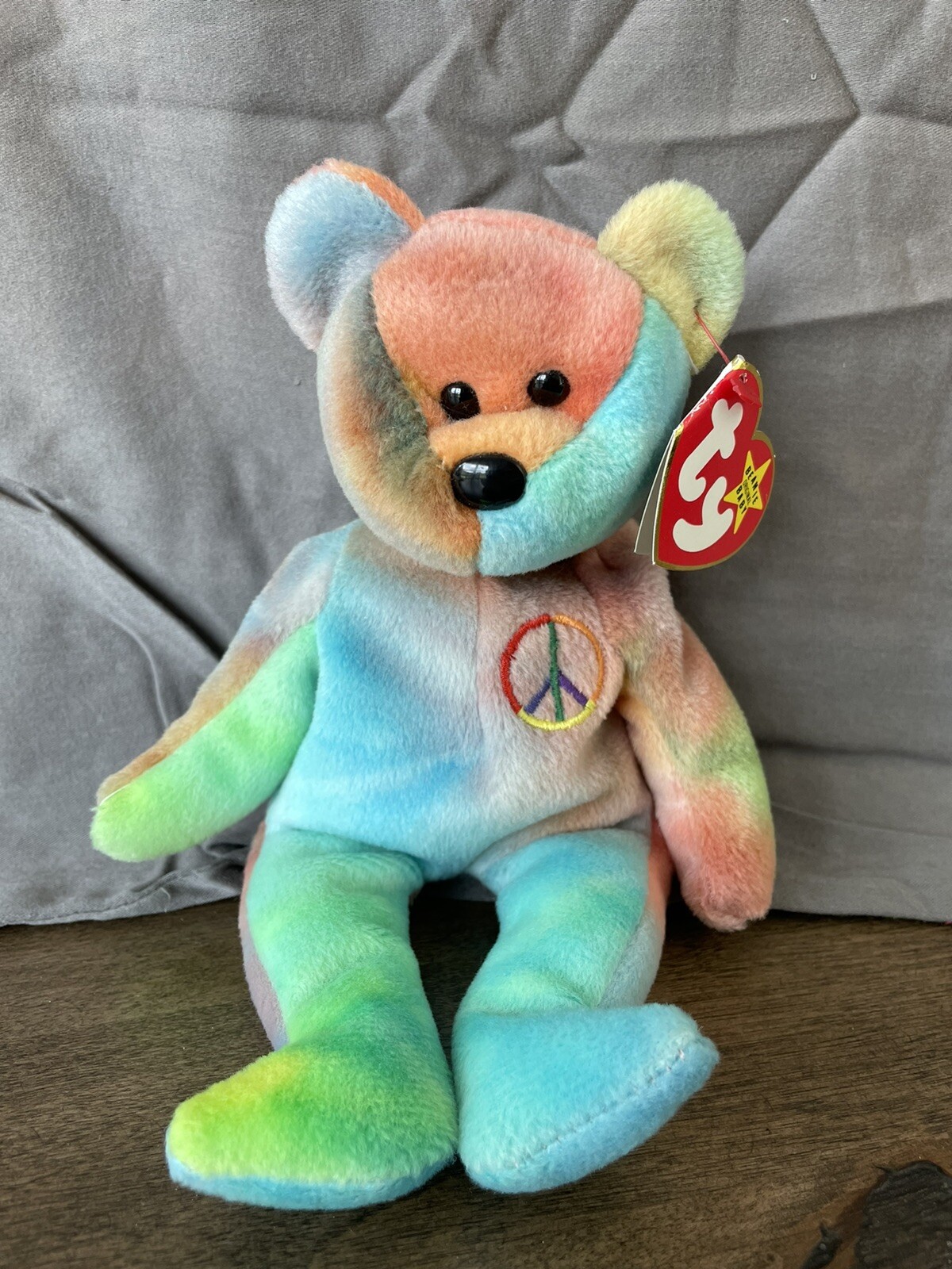 Ty Beanie Baby rare trio Peace, Ringo, Bones eBay