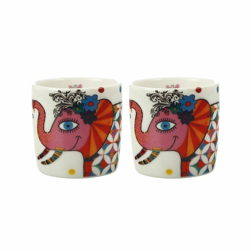 MAXWELL & WILLIAMS SMILE STYLE SET 2 ESPRESSINI 100ML PRINCESS GB