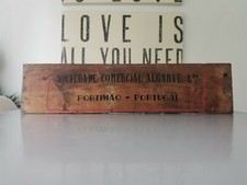 Sociedade Comercial Algarve vintage sign. Portugal. Restaurant Shop Display