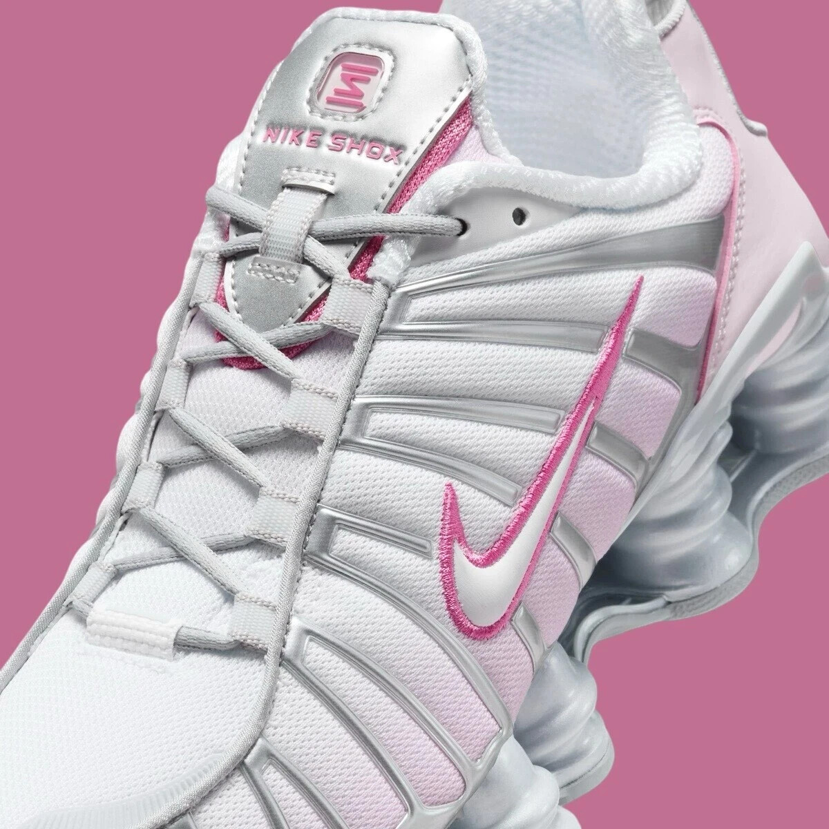女性用Nike Shox ホワイト/ピンク M HV2520-001 Nike Shox TL Metallic Platinum Pinksicle (Women's ) | eBay