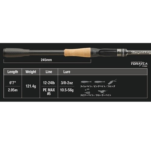 Canne Jackall Revoltage RV II-C711H Pour Casting - 7'11" Power Heavy, Neuve Sous Emballage