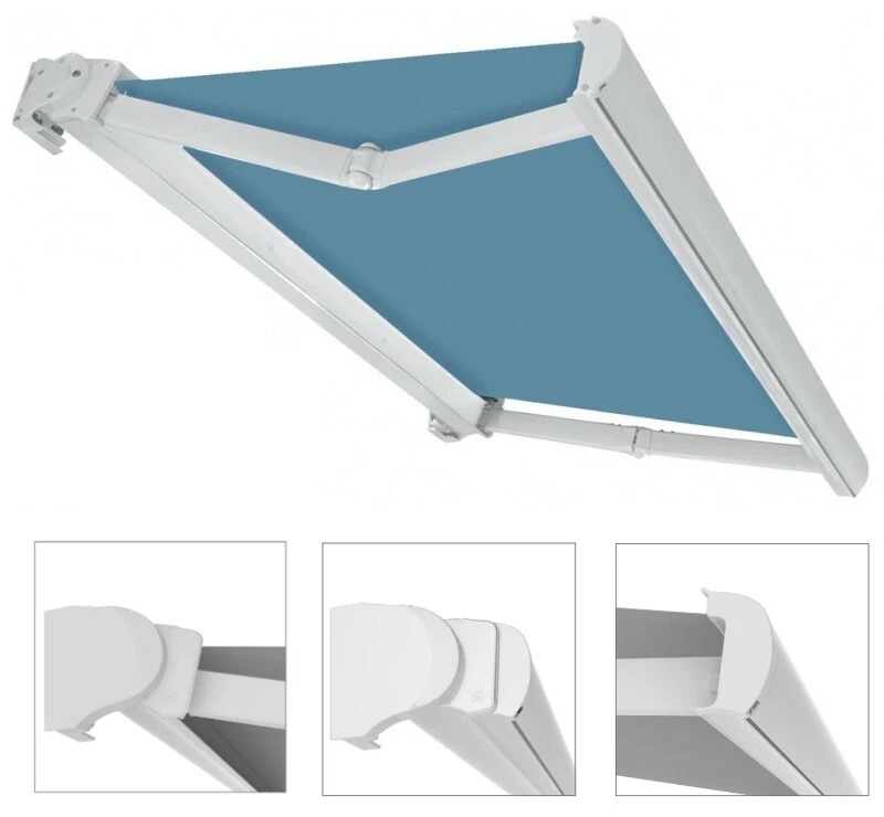 Tenda Da Sole Estensibile Per Esterno - Regolazione Angolo, Beige 300x250 Cm - Foto 13