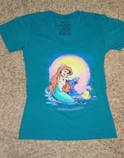 Womens The Little Mermaid T Shirt S Small Vintage Ariel Disney Tee Top