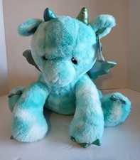 FAO Schwarz Glow Brights Toy Plush LED Sound Dragon 12" Stuffed Animal Tested