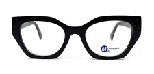 NEW MODERN OPTICAL REVEAL BLACK AUTHENTIC EYEGLASSES OPTICAL FRAMES 52-22-145
