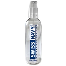 Swiss Navy Water based Lube Lubricant 4 oz Condom Compatible