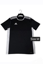 Adidas Men's T-Shirt Climalite Aeroready Crew Sports Athletic Black/White Sz M