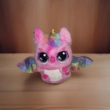 Hatchimals Alive Mystery Hatch Interactive Pufficorn Pink Plush 7" No Box