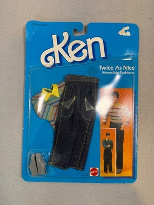 Ken Mattel Twice as Nice Reversible Fashions 2309 Outfit 1980s Ken Doll NWB