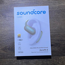 soundcore AeroFit 2 Bluetooth Wireless Built-In Mic Ear-Hook Earbuds Green