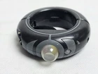Pokemon Mega Ring Vintage Toy Takara Tomy Japan Bangle Stone Black Used 2014