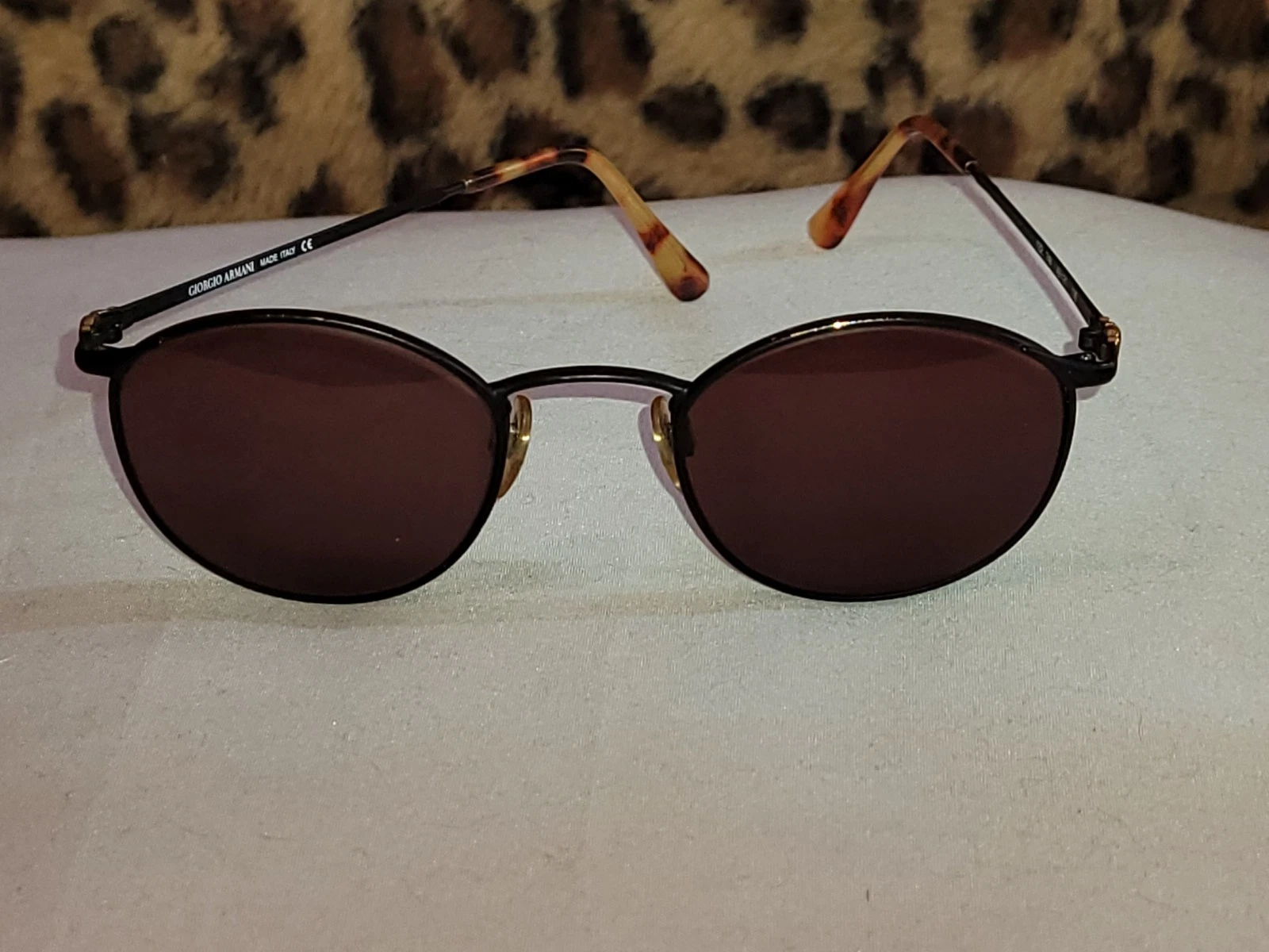 Giorgio Armani — Vtg Georgio Armani Made in Italy 132 748 49 21 135 Sunglasses to Tortoise Brown