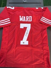 Charvarius Ward Autographed Signed XL Custom 49ers Jersey-Beckett Witnessed