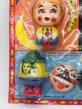 Vintage Parssine Group PG Beauty & The Beast Madballs Type Musical Dolls